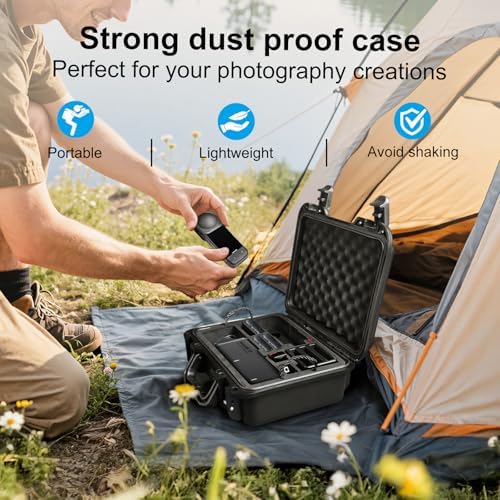 Lekufee Waterproof Carrying Case for Insta360 X5, Insta360 X4 Air, Insta360 X4, Insta360 X3 Camera and Other Accessories(Case Only) - Image 7