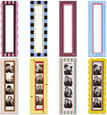 Tellegloww 8 Pcs Magnetic Photo Booth Strip Frame, Cute, 1.5 x 8 in by Tellegloww
