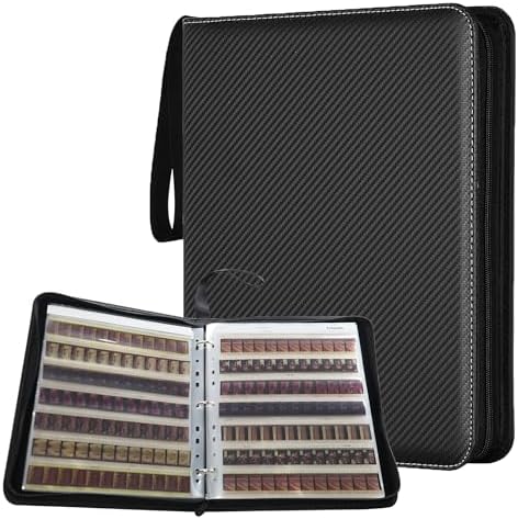 Acid-Free Archival Film Storage Box with 3-Ring Binder, Compatible with 135/35mm/120/4x5/8x10 Negative Pages, Dustproof Protector for Film Sleeves & Negatives by YCCLDIPL
