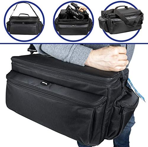 Ultimax’s Extra Large, Water-Resistant Gadget Bag Compatible With Camcorders and Accessories for Panasonic AG-AC160, AC30, AC90A, AC130A, AF100, HVX200, UX90, UX, 180HC-X1000, HC-X1, And More - Image 3