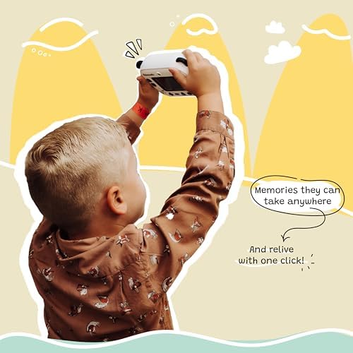 kiimento Instant Print Kids Digital Camera & Video Camcorder with Selfie Camera, Scavenger Hunt Momento Book, 32GB Memory Card - Model P - Image 6