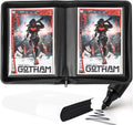 D DACCKIT Comic Binder, Comic Book Album with Sleeves Fits Regular Comics and Comic Bagged and Boarded, Comic Storage Binder Holds 24 Comic Books（Model A，Classic White） by DDACCKIT