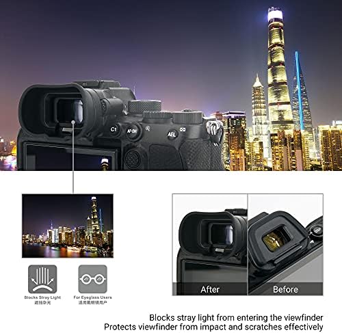 Soft FDA-EP19L Eyecup Eye Cup Viewfinder for Sony A7V A7IV A7R VI V A7S III - Image 4