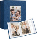 Vienrose 4x6 Small Photo Album, 2 Pack, 100 Photos, Blue by Vienrose