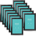 LaVie Home 4x6 Picture Frames (12 Pack, Black) Simple Designed Photo Frame with High Definition Glass for Wall Mount & Table Top Display, Set of 12 Classic Collection by LaVieHome