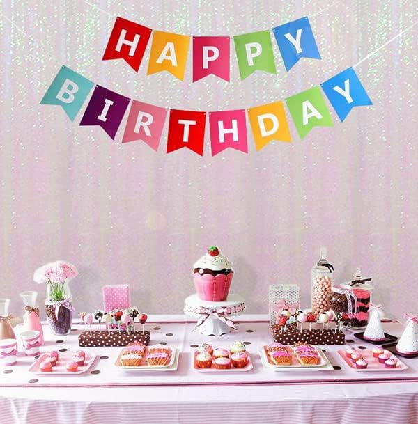 Poise3EHome 5FT x 7FT Iridescent Sequin Photography Backdrop Curtain for Party Decoration - Image 3