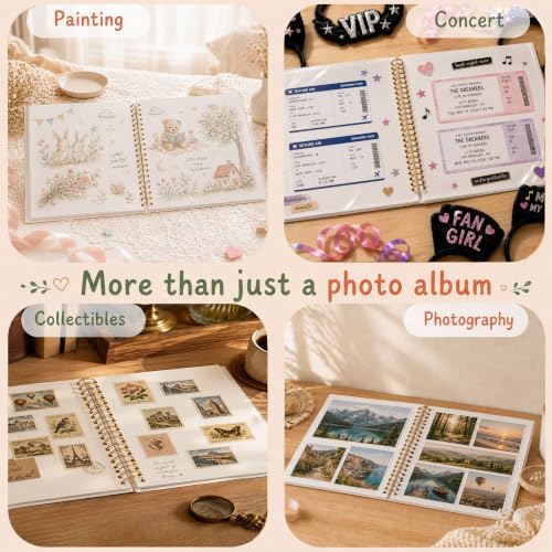 10x10 Spiral Self Adhesive Photo Album 40 Pages Grass Green - Image 7