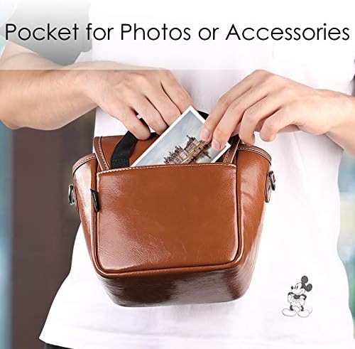 Fintie Camera Bag Compatible with Polaroid Now+ Generation 3/2/1 I-Type, Polaroid Now Gen 3rd/2nd/1st, OneStep 2 VF, I-2 Instant Film Camera Travel Shoulder Case with Adjustable Strap Accessories - Image 4