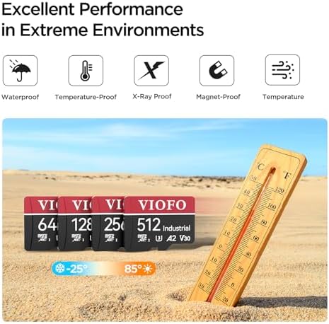 VIOFO 256GB Industrial Grade High Endurance microSDXC Card for Dash Cam - Image 4