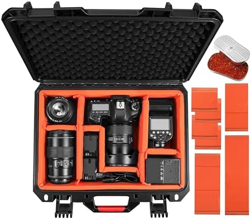 Camera Hard Case DSLR SLR Lens Waterproof Travel Weatherproof Cases by STARTRCVCR