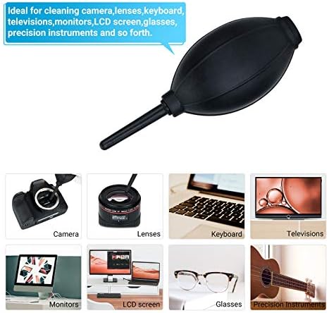 Soft Tip Silicone Super Air Blower Blaster Pump Dust Cleaner Include Micro Fiber Cleaning Cloth, Bulb Blower for Digital SLR Lens Sensor LCD Screens Musical Instruments Keyboards Telescope Filters - Image 5