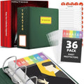 HAUTOCO Show-Bill Binder with 36 Sleeves for 8.5" x 5.5" Broadway Programs by HAUTOCO