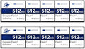 Dogfish Compact Flash Memory Card 512MB 10PACK Industrial CF Type I Card by THREE+COLOUR+DOGFISH