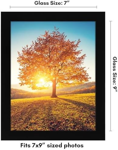 Americanflat 7x9 Picture Frame - Engineered Wood - Black - Image 2