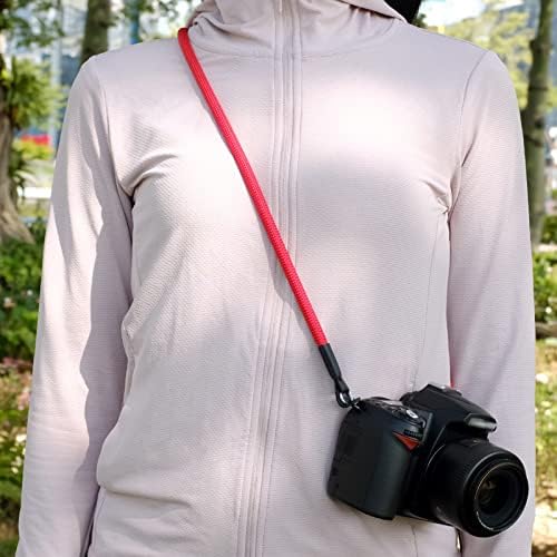VKO Vintage Camera Neck Strap,Nylon Rope Camera Shoulder Straps for Photographers Film DSLR - Image 2