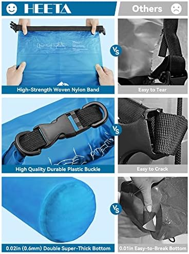 HEETA Dry Bag Waterproof Backpack with Phone Case 5L/10L/20L/30L/40L - Image 4
