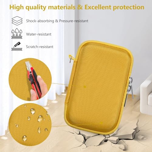 Hard Travel Case for Sony ZV-1, ZV-1F, ZV-1 II Digital Camera,Yellow - Image 4