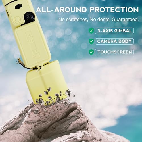 Silicone Case for DJI Osmo Pocket 3/Xtra Muse, Yellow - Image 6