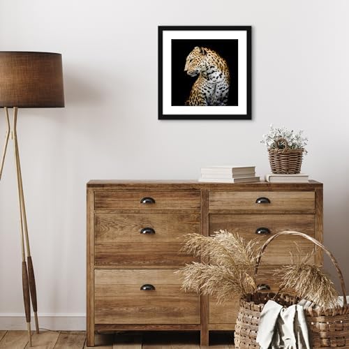 Americanflat 15x15 Picture Frame - Matted to 12x12 - Black - Image 6