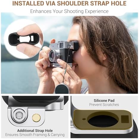 Extended Xhalf Eyecup Eyepiece Viewfinder for Fujifilm X Half Eye Cup - Image 2