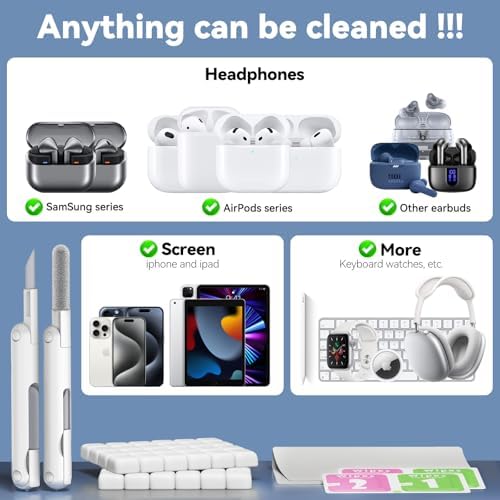 for AirPods Cleaning Kit with Cleaner Pen&Cleaning Putt-White - Image 2