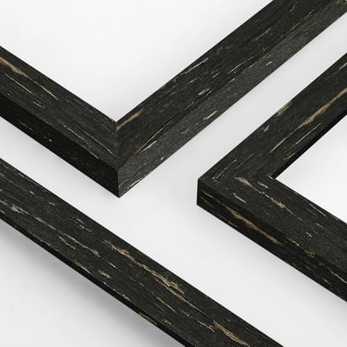 puthiac 8x10 Rustic Farmhouse Picture Frame, Swamp Black, 1 Pack - Image 6