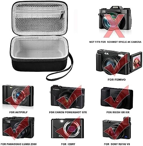 Digital Camera Case Compatible with KODAK EKTAR H35 H35N Half Frame Film Camera + Digital Camera Case Compatible with KVUTCIEIN for Femivo Vlogging Camera - Image 6