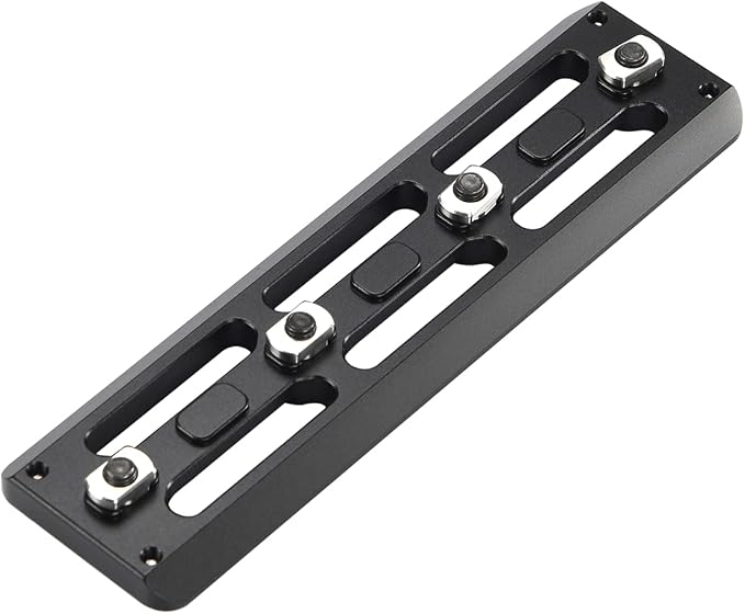SHINEWEE Arca Dovetail Rail for M-LOK System – Quick-Release Tripod Mount Adapter | Compatible with Arca-Swiss/RRS Standards | Lightweight Aluminum Hunting Accessory | 4-Slot Interface by shinewee