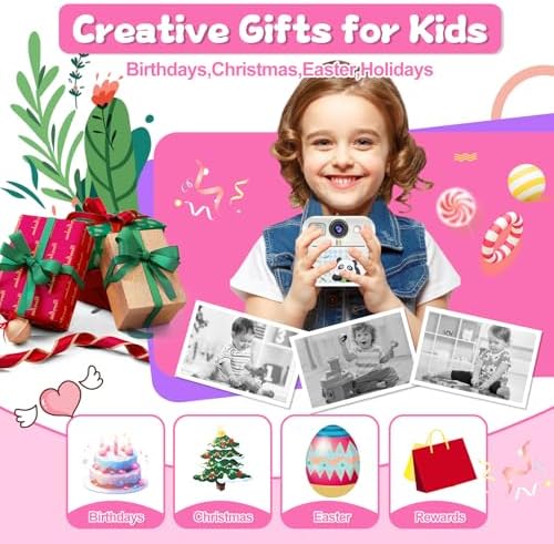 Kids Camera Instant Print, Toddler Camera Toy Birthday Gifts for Girls 3-10 - Image 7