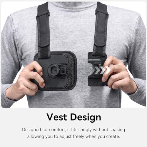 ULANZI CM028 Adjustable Chest Mount Harness for Action Camera Phone - Image 3