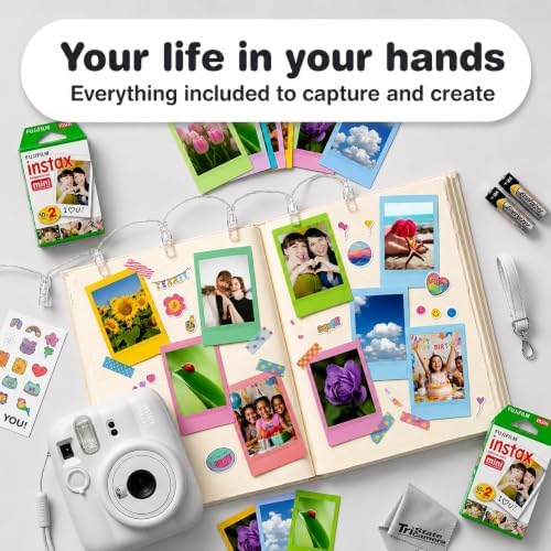Fujifilm Instax Mini 13 Clay White Instant Camera with 20-Sheet Film - Image 2
