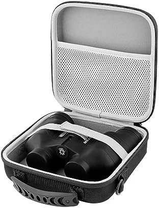 Binocular Case, Hard EVA Protective Storage Case with Water-Resistant Exterior, Carry Handle & Shoulder Strap, Fits Most Compact and Mid-Size Binoculars for Hiking, Hunting, Birdwatching & Travel - Image 7