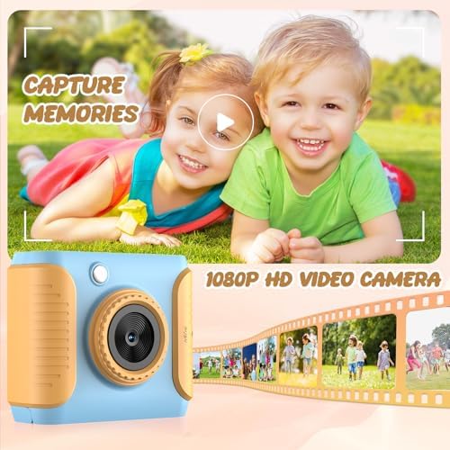 Kids Instant Print Camera,Christmas Birthday Gifts for Girls and Boys,1080P HD Video Digital Kids Camera with Print Paper&32G Card,Toddler Toy for 3-14 Years Old (Blue) - Image 5