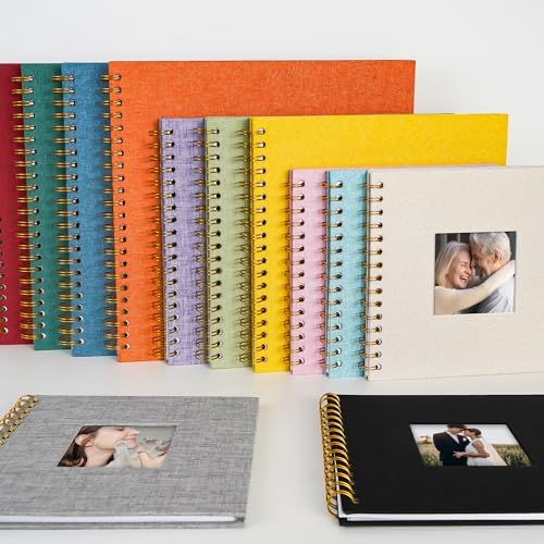 Scrapbook Photo Album, Linen Covered, 10x10 Inches, 20 Sheets/40 Pages - Image 6