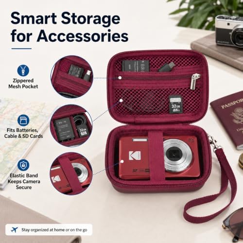 ANKHOH Digital Camera Case for Kodak PIXPRO FZ55/FZ45/for CAMKORY - Image 3
