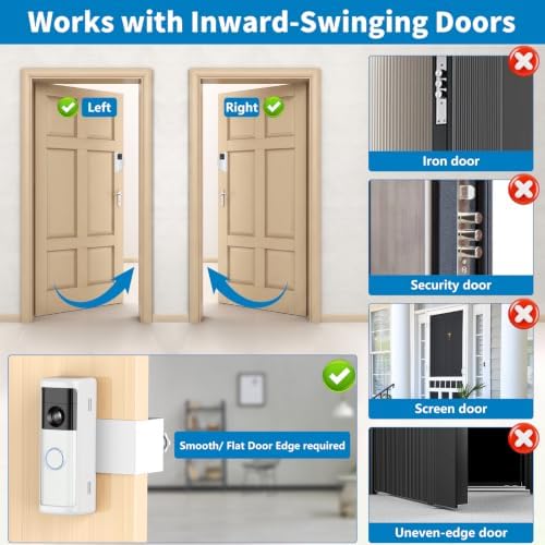 Anti-Theft Doorbell Mount for 2026 Battery Doorbell/Plus/Pro (2nd Gen) - Image 4