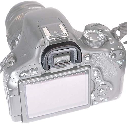 Ef Rubber Eye Cup with 2 Lens Cap Keeper for EOS Rebel T8i T7i T6s T6i T6 T5i T5 T4i T3i T3 T2i T1i XTi XSi XS SL1 SL2 - Image 6