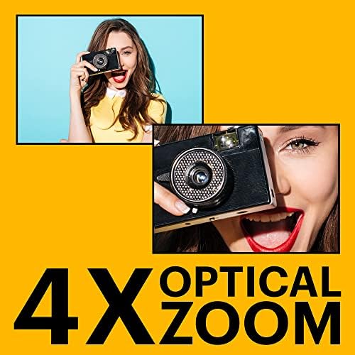 KODAK PIXPRO FZ45 16MP Compact Digital Camera, 4X Optical Zoom, AA, Black - Image 3