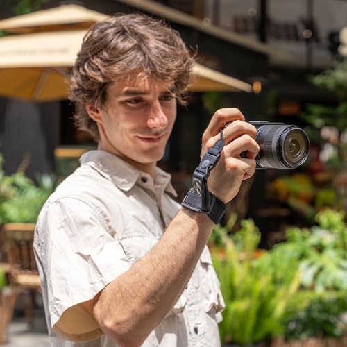 Upgraded Quick Release Soft Neoprene Camera Hand Wrist Grip Strap with Thinner Lanyard for Canon R50 R50 V R100 R7 R6V R6 V R10 M50 Mark II Lumix ZS99 S5IIX S5II S1RII S9 Fuji GFX 100 II Coolpix P950 - Image 2