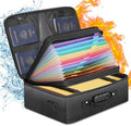 DEEGO Fireproof Document Organizer With Lock,Important Document Folder by DEEGO