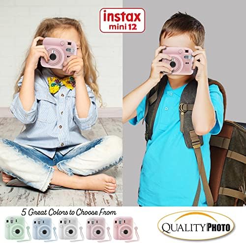 Fujifilm Instax Mini 12 Instant Camera + 60 Photo Prints + Quality Photo Value Bundle, Case, Decoration Stickers, Frames, Photo Album, (Blossom Pink) - Image 7
