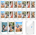 Lzerking 21 Pack Acrylic Magnetic Picture for Refrigerator, Polaroid Frame by Lzerking