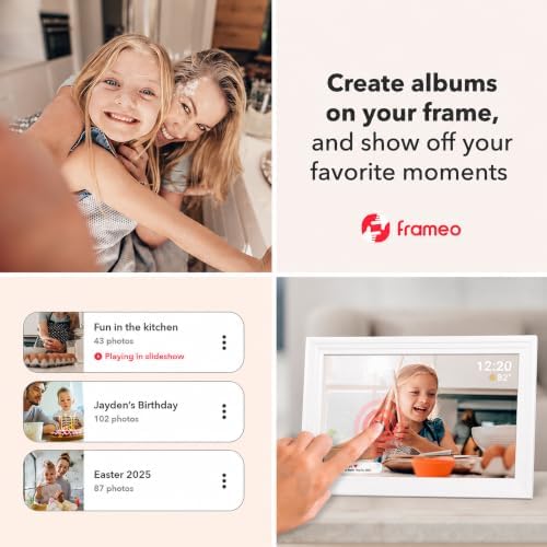 Frameo 10.1 Inch WiFi Digital Picture Frame Smart Electronic Photo Frame - Image 6