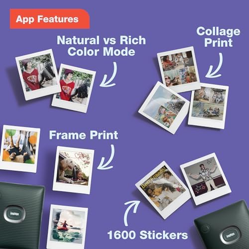 Fujifilm Instax Square Link Smartphone Printer- Ash White - Image 4