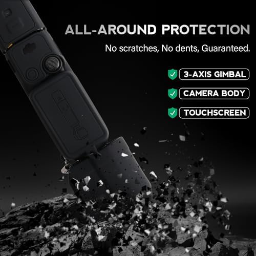 Silicone Case for DJI Osmo Pocket 3/Xtra Muse, Black - Image 6