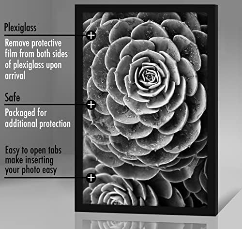Americanflat 22x34 Poster Frame - Engineered Wood - Black - Image 5