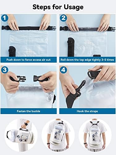 HEETA Dry Bag Waterproof Backpack with Phone Case 5L/10L/20L/30L/40L - Image 5