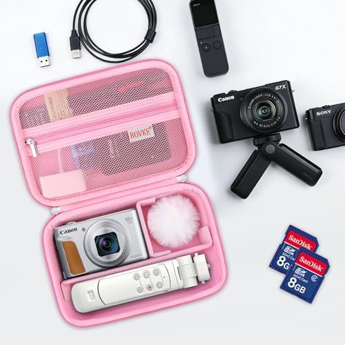 BOVKE Case for Canon G7X Mark III II/PowerShot SX740 SX730 Camera, Pink - Image 7