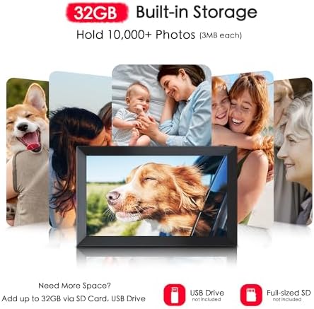 Frameo 15.6" Digital Picture Frame WiFi, Large Display Digital Photo Frame - Image 4