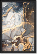 Fxojyvo 10x15 Picture Frame Black Engineered Wood Wall Hanging by Fxojyvo